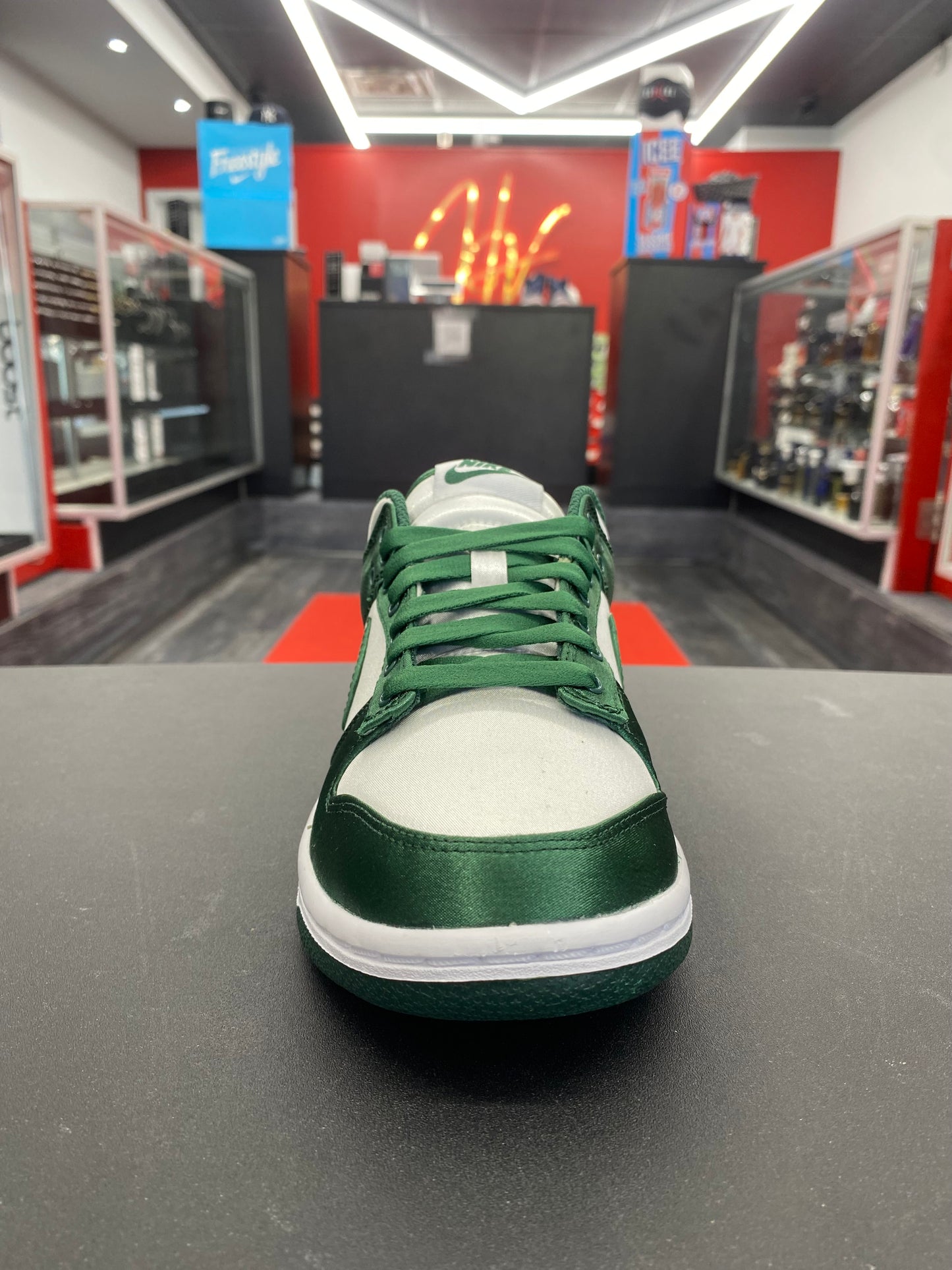 W Nike Dunk Low “Michigan State Satin”
