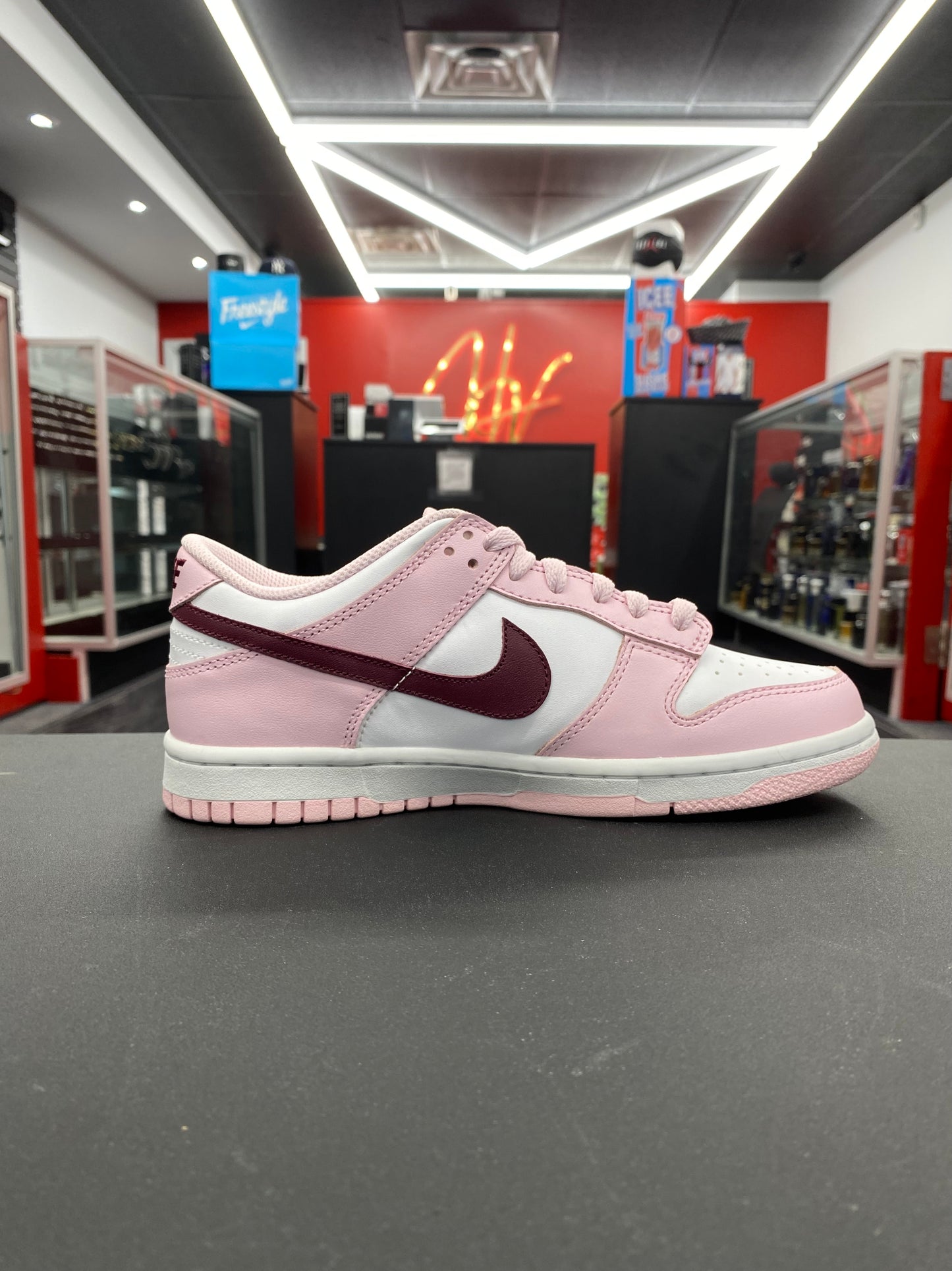 Nike Dunk Low “Pink Foam Red White” (GS)