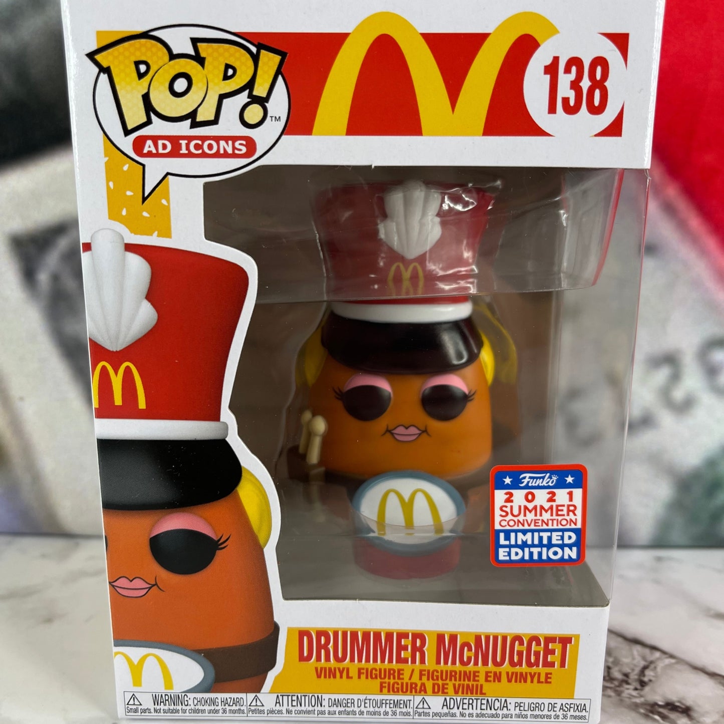 McDonalds Funko Pop! Drummer McNugget (2021 Summer Convention) #138