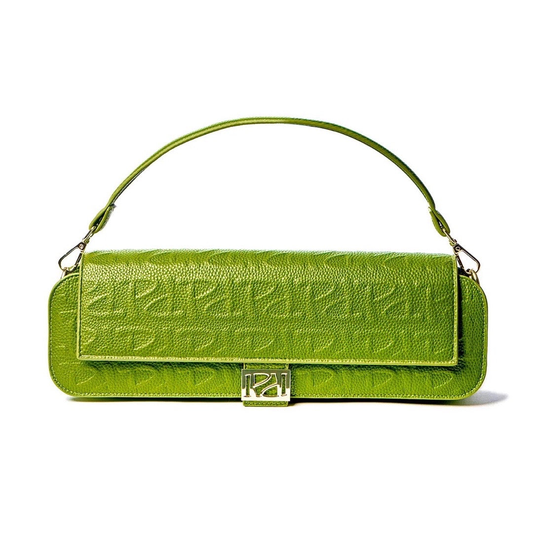 Panera Bread Green BAGuette Handbag Purse