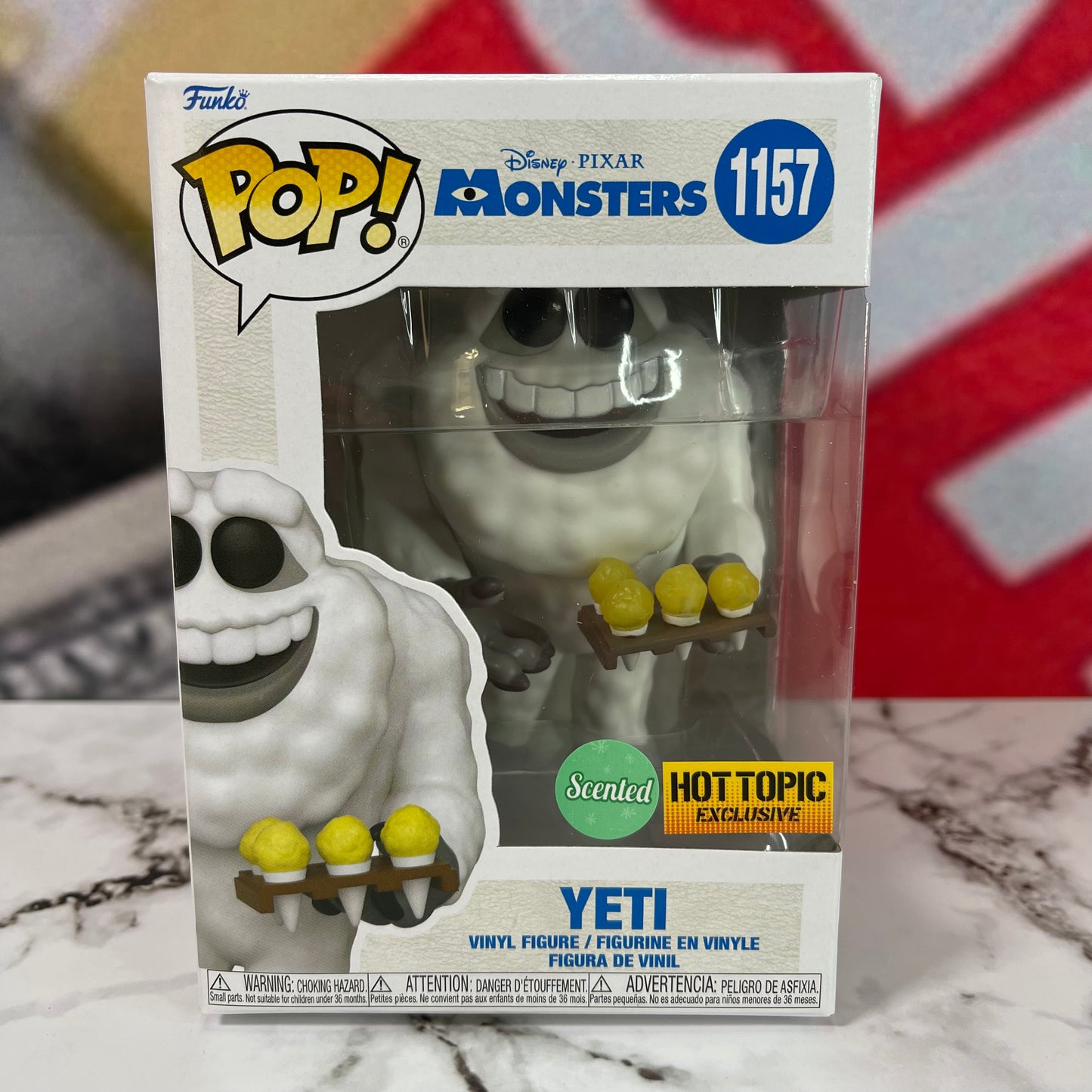 Monsters Inc 20th Funko Pop! Yeti (Scented)