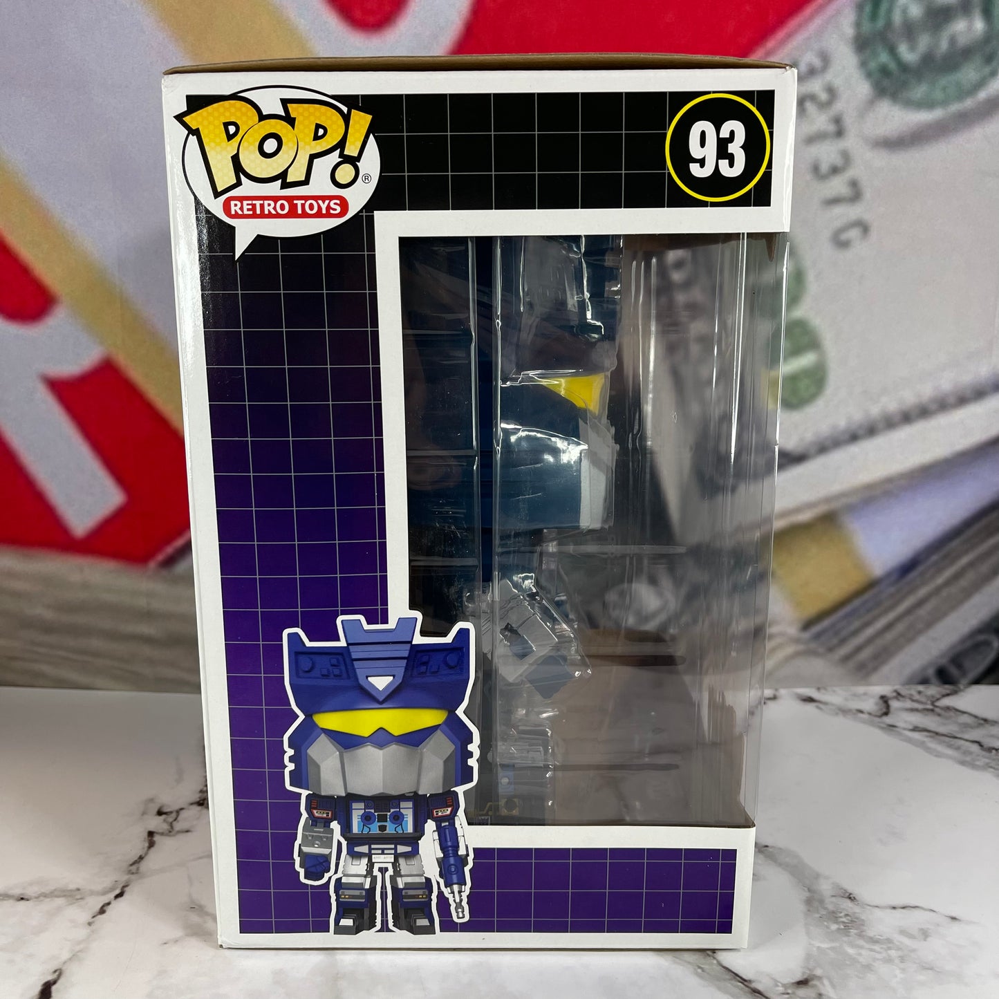 Funko Pop! Retro Toys Transformers Soundwave with Tapes Insider Club GameStop Exclusive 10 Inch Figure #93