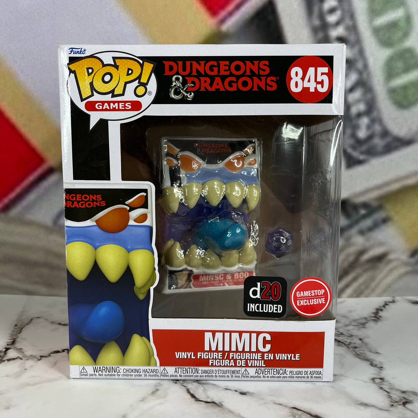 Funko Pop! Games Dungeons and Dragons Mimic 845 Gamestop