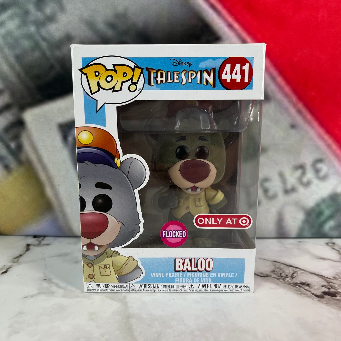 Tale Spin Funko Pop! Baloo Target Exclusive (Flocked)