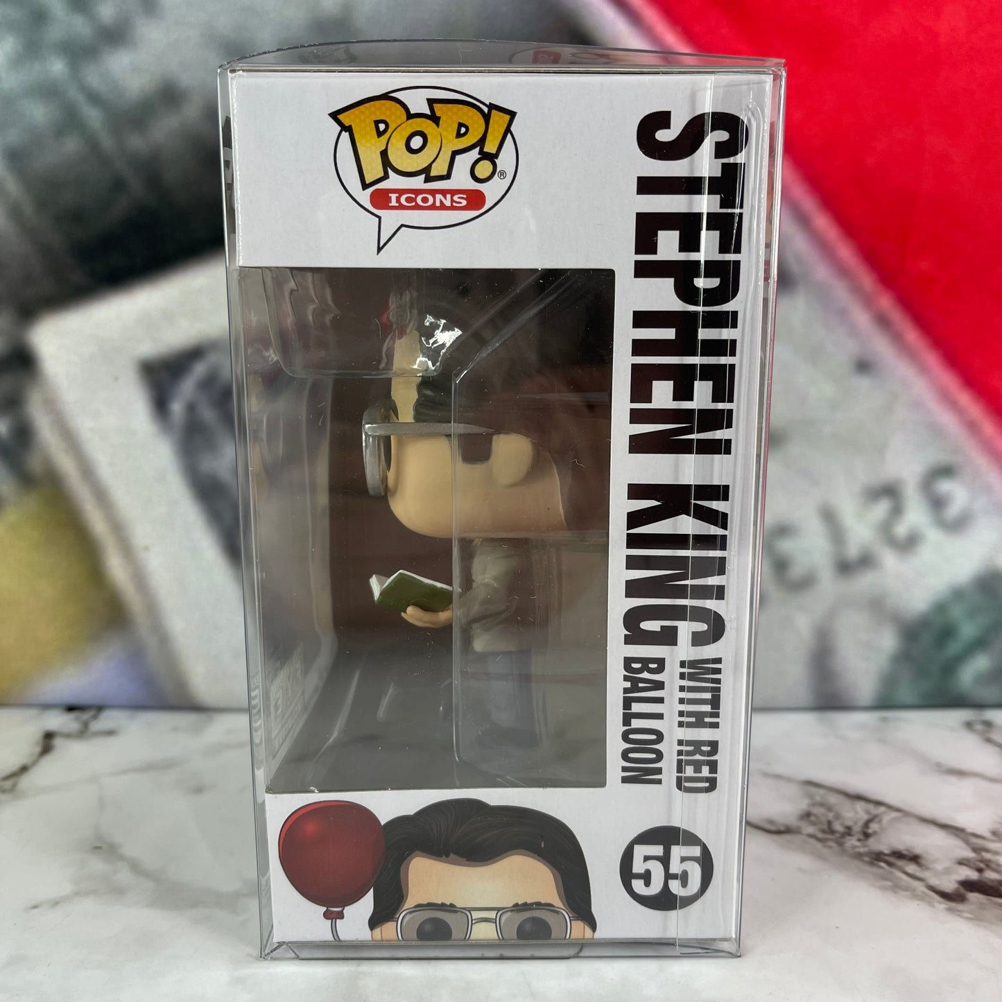 Icons Funko Pop! Stephen King (with Red Balloon) #55