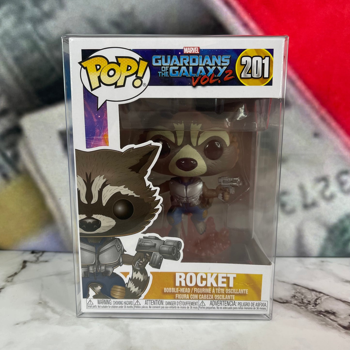 Funko POP! Marvel Guardians of the Galaxy Vol. 2 Rocket #201