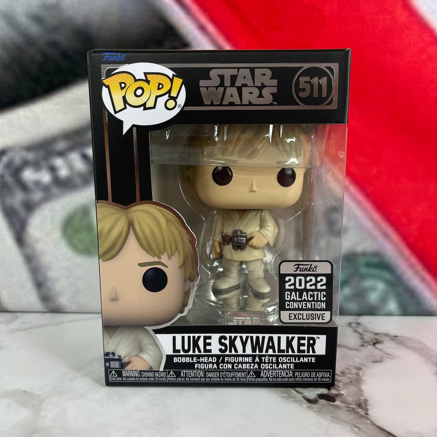 Star Wars Funko Pop! Luke Skywalker (2022 Galactic Convention)