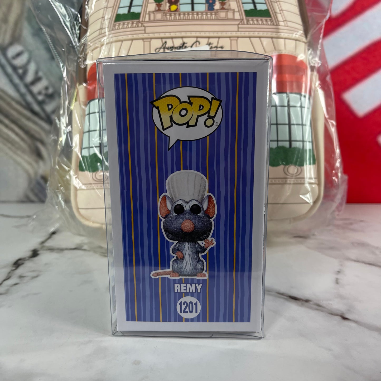 Loungefly Gusteau’s Restaurant Backpack Ratatouille Funko Pop! Remy Diamond LE3000