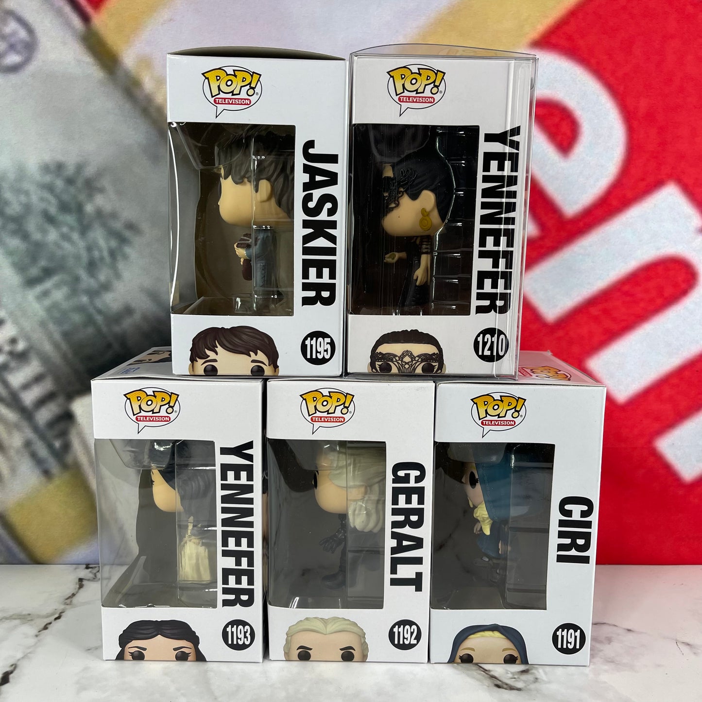 Funko Pop! The Witcher Bundle/Lot Box Lunch & Hot Topic Exclusive