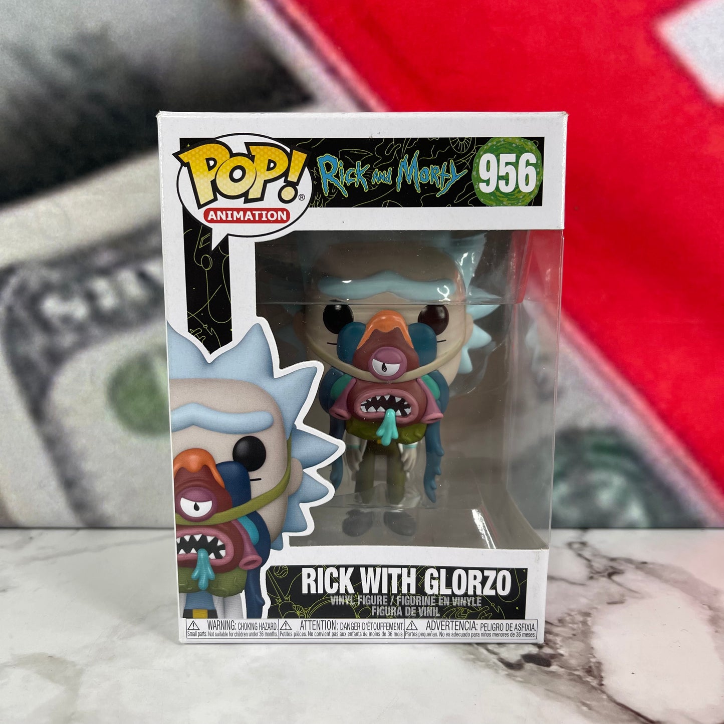 Rick and Morty Funko Pop! Rick with Glorzo #956