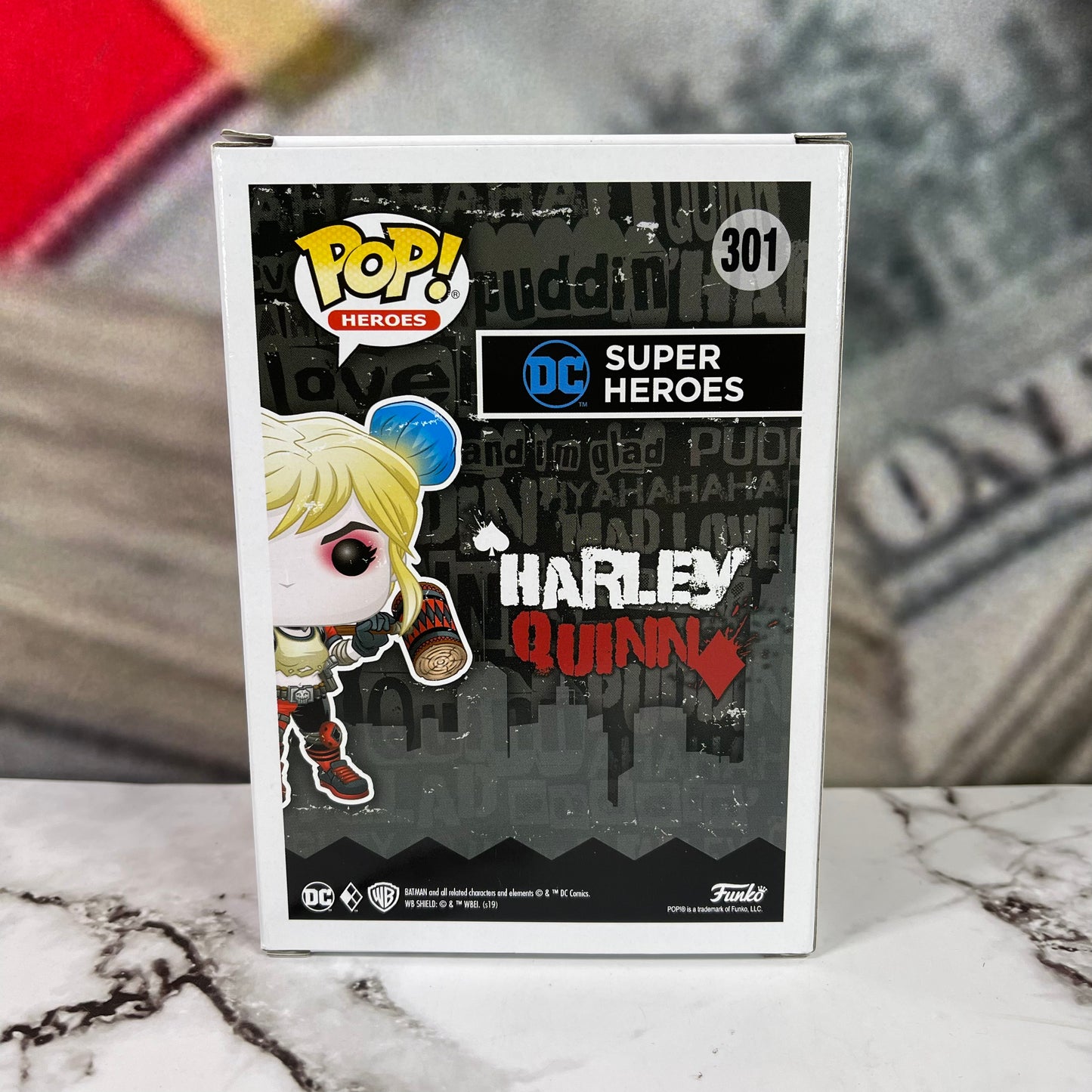 Funko Pop! Dc Super Heroes: Harley Quinn #301 GameStop Exclusive