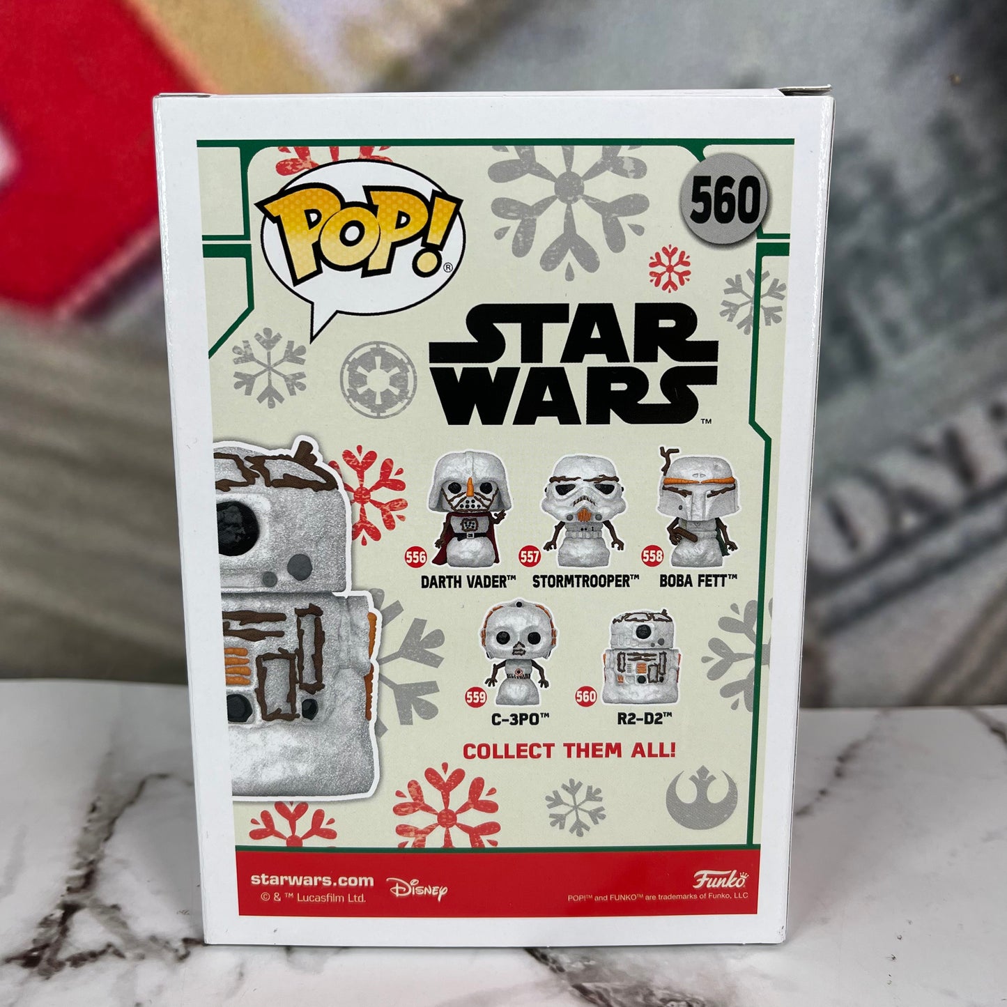 Funko Pop! Star Wars Holiday R2-D2 Snowman #560